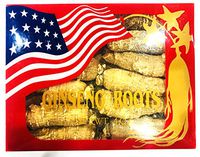 American WIS. Ginseng Root Large Size 6-8 Year 美國花旗大原尾參 (4 Oz.) (1 Box)