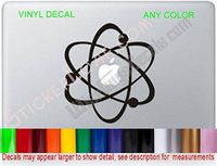 Atom Apple Laptop Decal Sticker macbook Science Atomic big bang theory