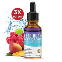 Keto Diet Drops Supplement BHB Exogenous Ketones for Faster Ketosis Includes Raspberry Ketone African Mango Advanced Dietary Blend Made in USA 1 Bottle