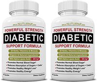 Diabetic Support Supplement - 28 VITAMINS Minerals & Herbs for Blood Sugar Support - Healthy Body Weight & Extra Energy Support Naturally - Premium Diabetes Multi-Vitamin For Men & Women Best 60 packs