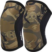 Knee Sleeves (1 Pair), 7mm Thick Compression Knee Braces Offer Perfect Support for Squats Weightlifting,Powerlifting,Crossfit,Cross Training WOD for Men & Women(Large)