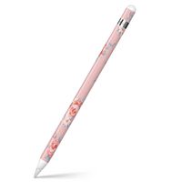 igsticker Ultra Thin Protective Body Stickers Skins Universal Decal Cover for Apple Pencil 1st Generation (Apple Pencil Not Included) 011846 Flower Handle　Pink　Cute