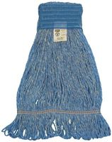Zephyr 28312 Blendup Blue 4-Ply Yarn Natural and Synthetic Fiber Blended Medium Loop Mop Head (Pack of 12)