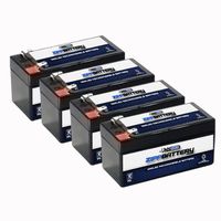 12V 1.2AH Sealed Lead Acid (SLA) Battery - T1 Terminals - for ZB-12-1.2 - 4PK