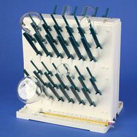 Bel-Art Lab-Aire II Double-Sided Non-Electric Benchtop Glassware Dryer; 2 Tier, 14.75 x 10 x 15.4 in. (F18933-0022)