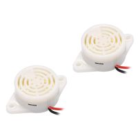 uxcell 2 Pcs DC3-24V Active Electronic Buzzer Piezo Alarm Sounder Intermittent 100dB Beep Speaker