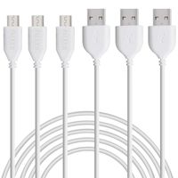 3-Pack 13ft Power USB Extension Cable for Wyze Cam, Blink, Yi, Oculus Security Camera, White