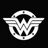 Wonder woman superhero Logo symbol car truck laptop macbook decal sticker 6 inches white