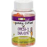 NDX Gummy Cuties Kid's Formula Daily Complete DHA Gummies: Children’s Omega-3 Fish Oil Supplement for Healthy Cognitive Development, Vision, Heart, and Immune Function. Highest Purity Ingredients, Gluten Free, Non GMO, Natural Colors