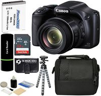 Canon PowerShot SX530 HS 16MP Super 50x Optical Zoom is 1080p HD Video CMOS Digital Camera + Case + Spare Battery + Tripod + 32GB Deluxe Accessories Bundle