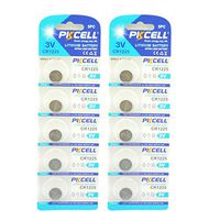 CR1225 DL1225 3V Coin Cell Lithium Batteries for Thermometer (10pc)