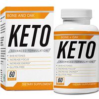 Bone and Oak Keto Diet Pills | Apple Cider Vinegar | Best Exogenous Supplement Utilize Fat for Energy | Boost Metabolism | Advanced Ketogenic Carb Absorption for Women & Men | Ultra Fast Ketosis