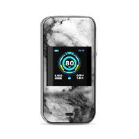 Skin Decal Vinyl Wrap for Vaporesso Luxe Nano Kit | Vape Stickers Skins Cover| Black White Swirls Marble Granite