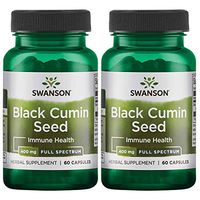 Swanson Full Spectrum Black Cumin Seed 400 Milligrams 60 Capsules 2 Pack
