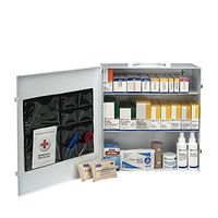 First Aid Only 100 Person 3 Shelf First Aid Steel Cabinet
