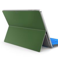 igsticker Ultra Thin Premium Protective Back Stickers Skins Universal Tablet Decal Cover for Microsoft Surface Pro 4/ Pro 2017/ Pro 6(2018) 009013 Simple　Plain　Green