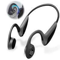 KimHee air Open Ear Wireless Bone Conduction Headphones,Lightweight Stereo Hands-Free Sports Bluetooth Headset with Microphone and Volume Control for Listening Cycling Running Gym