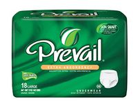 MCK82173100 - Adult Absorbent Underwear Prevail Pull On 2X-Large Disposable Heavy Absorbency