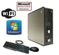 Dell Optiplex 780 SFF Small Form Factor Tower Desktop PC Intel Core 2 Duo 3.0GHz/16GB/1TB WiFi Wireless Computer Windows 7 Pro