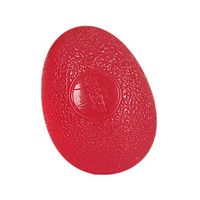 PANDA SUPERSTORE Egg Shape Hand Therapy Exercise Ball Grip Ball, High-elastic, Single Packs,Red