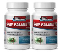 Saw Palmetto Natures Bounty - Saw Palmetto Berry Extract 320 MG for Prostate and Urinary Tract Health - Prostate Support take - 2 Bottles 60 softgels