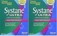 Systane Ultra Lubricant Eye Drops, 0.7-mL Vials, 60 Count each Box ( Pack of 2) - (120 Vials Total)