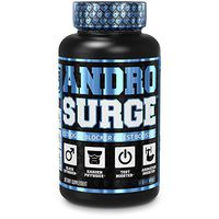 ANDROSURGE Estrogen Blocker for Men - Natural Anti-Estrogen, Testosterone Booster & Aromatase Inhibitor Supplement - Boost Muscle Growth & Fat Loss - DIM & 6 More Powerful Ingredients, 60 Veggie Pills