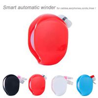 Automatic Cable Winder Retractable Cable Organizer For USB Cable,Headphones, Phone, Tablet and Reader Chargers Portable Cord Winder Travel Cable Organizer No More Tangled Cords (Orange)