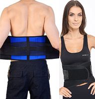 Secure Double-Pull Neoprene Lumbar Support Belt, Large (34-38''/86-96cm)