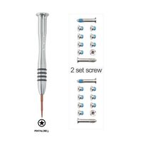 GODSHARK 2 Sets Replacement Screws with Screwdriver for MacBook Air 13 inch A1369 A1466 2010-2017, Unibody Bottom Case Cover P5 Pentalobe Repair Replacement Tool Kit Notebook Laptop PC Computer Screw