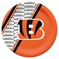 NFL Cincinnati Bengals Disposable Paper Plates, Pack of 20