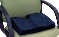 Essential Medical Supply Memory P.F. Sculpture Comfort Seat Cushion with Cut Out
