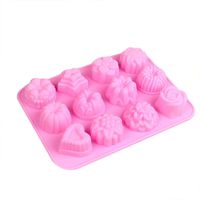  AIUSD Clearance , Silicone 3D Chocolate Soap Mold Cake Candy Baking Mould Baking Pan Tray Molds