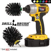 Grill Brush - Grill Cleaner - BBQ Grill Accessories - Grill Scraper - Wire Brush Attachment Alternative - Oven Rack Cleaner - BBQ Tools - Rust Removal - Loose Paint - Graffiti Removal Stone, Concrete