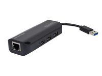 Monoprice USB 3.0 3 Port Hub with Gigabit Ethernet Adapter