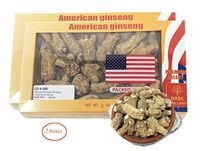 DABC OAK LAND 4OZ*2=227g/2 Boxes Hand-Selected American Wisconsin Farmed Ginseng Root | Long Small |美国威斯康辛州 长枝西洋参 花旗参| Cultivated Wisconsin American Ginseng CD 066#XL Box