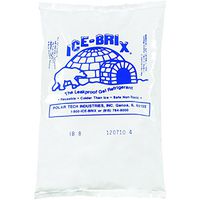 Boxes Fast BFIB8BPD Ice-Brix Cold Gel Pack, 6" x 4" x 3/4", 8 oz. Reusable, Food Safe, White (Pack of 36)
