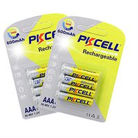 Pkcell 1.2v Ni-MH AAA Rechargeable Batteries, 8 Counts