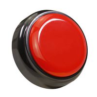 Recorder Button 30 Second,Record Sound Button for Gift Education Includes 2 AAA Batteries (Red+Black)
