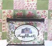 'NUGGLEBUDDY NEW! Microwavable Moist Heat & Aromatherapy Organic Rice Pack Cold Pack. Beautiful Victorian Patchwork Fabric. UNSCENTED. Great Gift Idea!