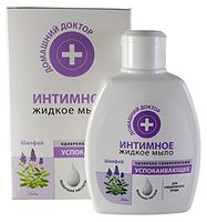 Home Doctor. Intimate Liquid soap Soothing Sage Lactic Acid for Daily Care