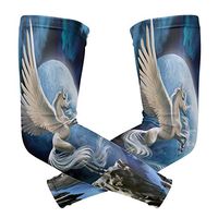 WXLIFE Galaxy Unicorn Space Moon Sun Uv Protection Sport Arm Sleeves for Men Women Kids Running Basketball Cycling Arm Warmer Sleeves 1 Pair