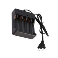 Basde Rechargeable Batteries, 4X 18650 3.7V 9800mAh Li-ion Rechargeable Battery Smart Charger Indicator US