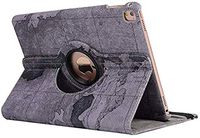 Jennyfly iPad Mini 4 Case, 360 Degree Rotating Case Hands-Free Stand Multi Typing Angle Slim Duralble PU Leather Corner Protective Cover for 7.9 inch iPad Mini 4 - Gray