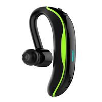 Sports Mini Earbuds，Earphones with Mic Wireless Earphones Supper Bass Bluetooth Headset Noise Cancelling Stereo Sound Waterproof 180 Degrees Rotate for Men Women Home Office（Green）Boens