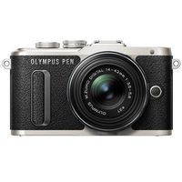 Olympus PEN E-PL8 Black Body with 14-42mm IIR Black Lens