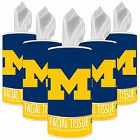 NCAA Michigan Wolverines Accessories Party Supplies & Party Decorations Tissue Cups 5-Pack