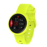 MYKRONOZ ZeRound3 Lite Smartwatch with Heart Rate Monitoring, Activity Tracker and Smart Notifications, IP67, Swiss Design, iOS and Android - Yellow