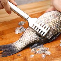 Kitchenware Cleaner Scaler Brush Seafood Tools Stainless Steel Fish Scale Remover Scraper Skin Peeler