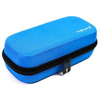Vianber Insulin Portable Cooler Case with Temperature Display EVA Hardshell Waterproof Medical Supplies for The Diabetic with No Ice Packs Blue